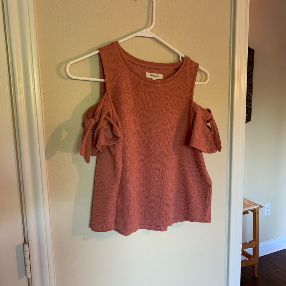 Madewell sz. XS spring rose off the shoulder top